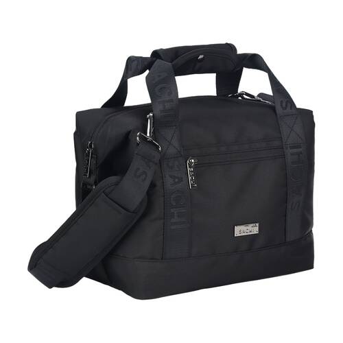Sachi Insulated Versa Adjustable Expandable Storage Cooler Bag Black 12L