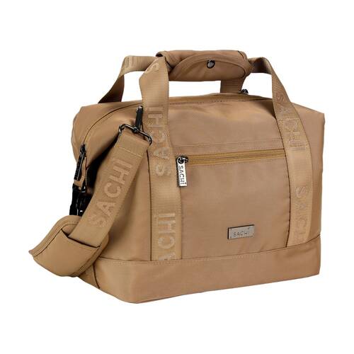 Sachi Insulated Versa Adjustable Expandable Storage Cooler Bag Latte 12L