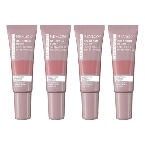 4PK Revlon Gel Serum Blush Illuminance Enchanting Mauve 110 Carded 11ml