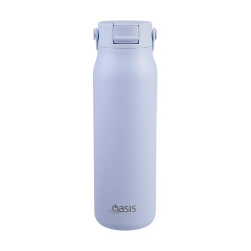 Oasis Ceramic Stainless Steel Double Wall Insulated?Bottle Periwinkle 900ml