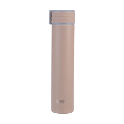 Oasis Stainless Steel Double Wall Insulated Drink Bottle Latte 250ml