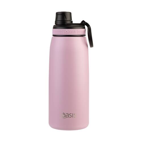 Oasis Stainless Steel Double Wall Insulated Sports Bottle Blush 780ml