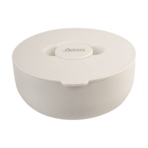 Oasis Stainless Steel Insulated Fresh-N-Go Lunch Bowl Alabaster 950ml