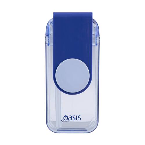 Oasis Kids Tritan Impact Resistant Juice Box With Straw Blue 300ml