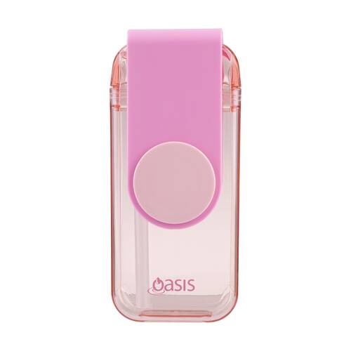Oasis Kids Tritan Impact Resistant Juice Box With Straw Pink 300ml