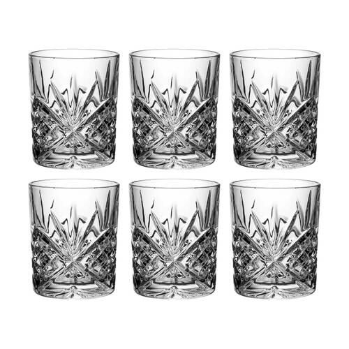 6PK Crown Glassware Symphony Old Fashioned Tumbler 320mL Clear