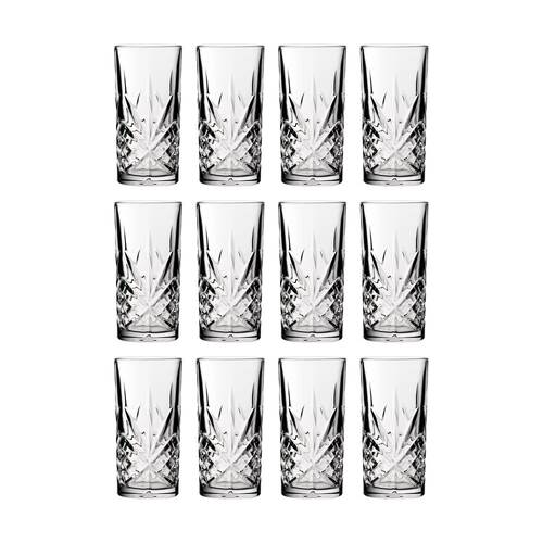 12PK Crown Glassware Symphony Hiball Tumbler 450mL Clear Glass