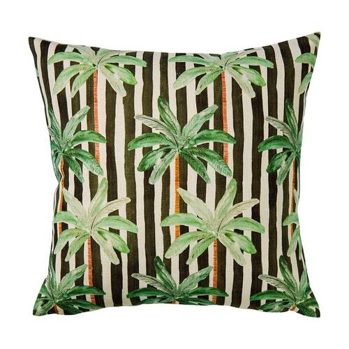 Kas Australia Fernando Outdoor Cushion Charcoal 50x50cm