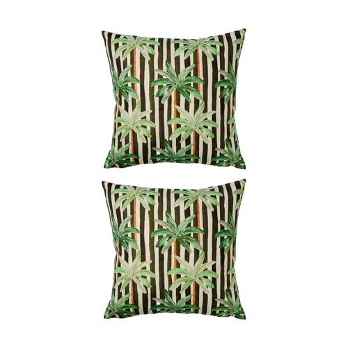 2PK Kas Australia Fernando Outdoor Cushion Charcoal 50x50cm