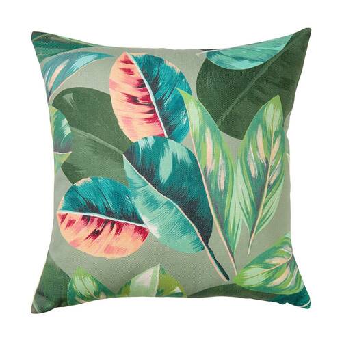 Kas Australia Rowan Outdoor Cushion Weather Resist Green 50x50cm