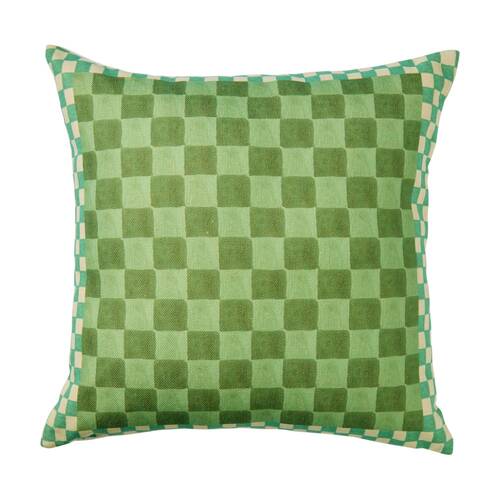 Kas Australia Bellini Outdoor Cushion Weather Safe Green 50x50cm