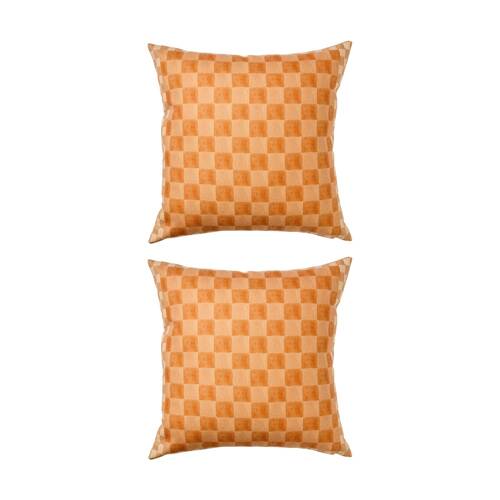 2PK Kas Australia Bellini Outdoor Cushion Weather Safe Toffee 50x50cm