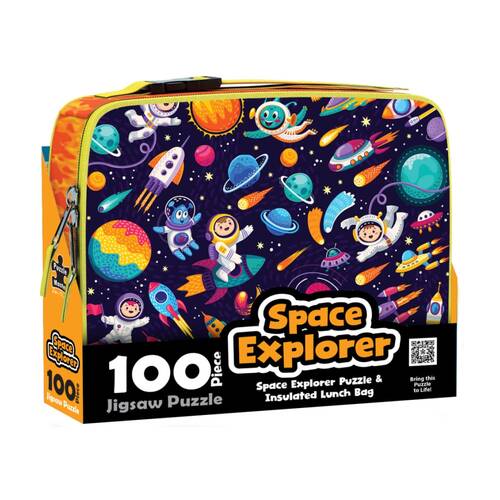 100pc Puzzle Master Lunch Box Space Explorer AR Edition Insulated