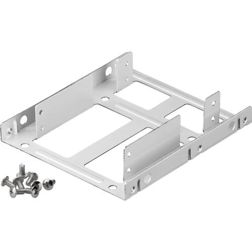 Goobay 2.5 Inch Hard Drive Mounting Frame to 3.5inch 2-fold - White