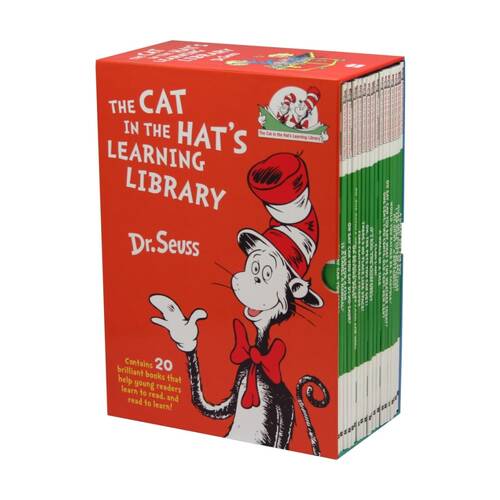 20pc Harper Collins Cat In The Hat Learning Library Book Set Collection