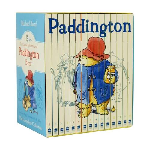 15pc Harper Collins Paddington Book Set Boxset Classic Children's Stories