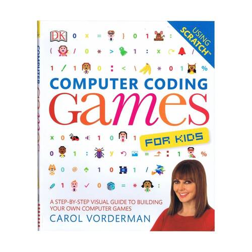 Promotional Computer Coding Games Kids Educational Book Step-By-Step Guide