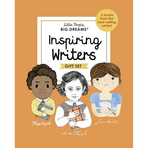 3pc Promotional Little People Big Dreams Inspiring Writers Volume Book Set