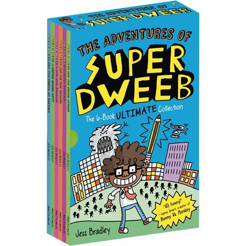 6pc Arcturus Publishing The Adventures Of Super Dweeb Book Collection
