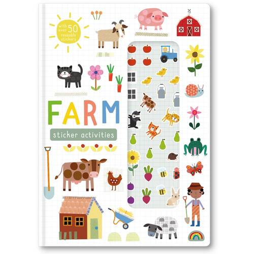 Really Decent Books Stretchy Stickers Farm Kids & Children's Book 3y+