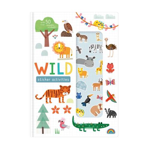 Really Decent Books Stretchy Stickers Wild Kids & Children's Book 3y+