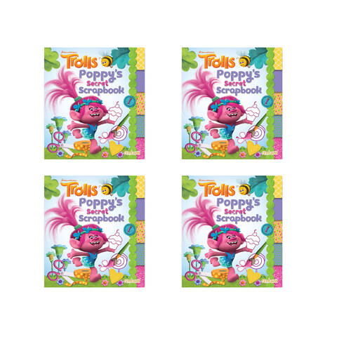 4PK Laughing Lobster Trolls Handbook Poppys Secret Scrapbook Creative Fun Book