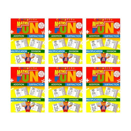 6PK Wilco Publishing House Complete Maths Fun Educational Book For Kids