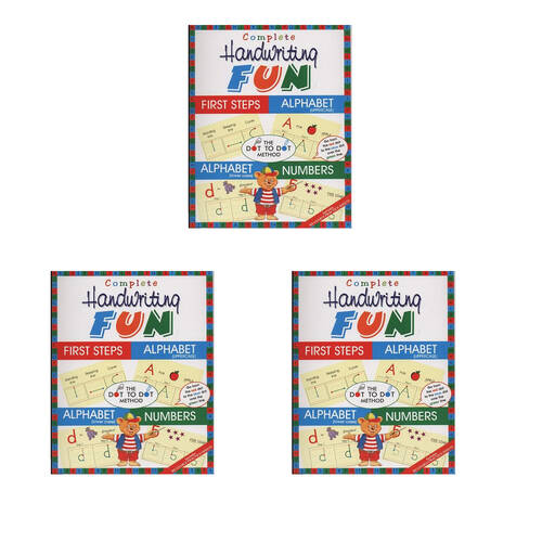 3PK Wilco Publishing House Complete Handwriting Fun Educational Book For Kids