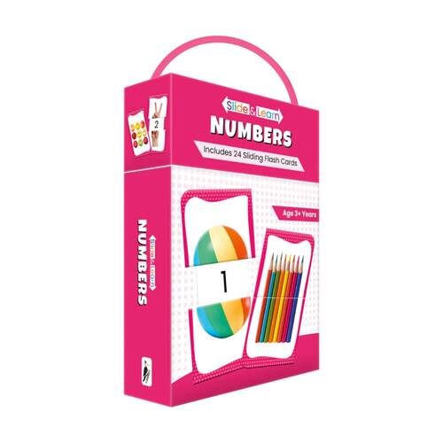 Promotional Slide & Learn Flash Cards Numbers Interactive Learning 3y+