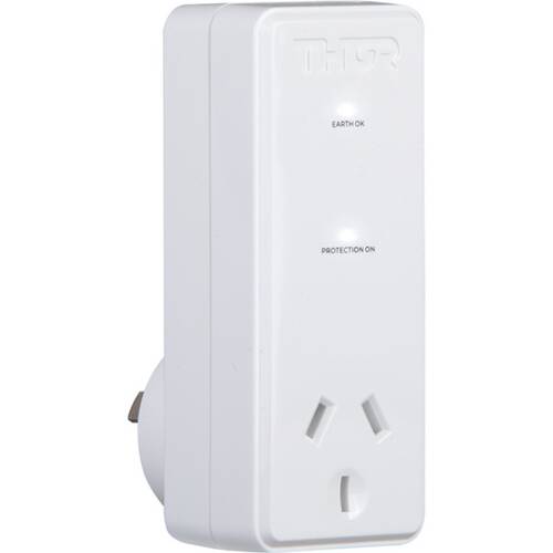 Thor Alpha Single Outlet Forward Facing Surge Protector Power