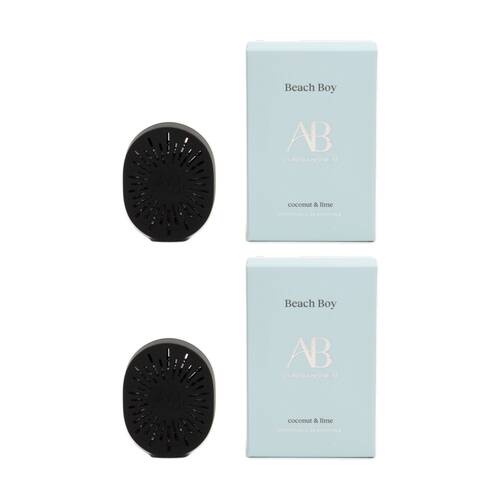2PK Aromabotanical Beach Boy Scented Car Fragrance Diffuser