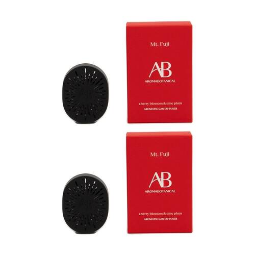 2PK Aromabotanical Mt Fuji Scented Car Fragrance Diffuser Fresh Scent
