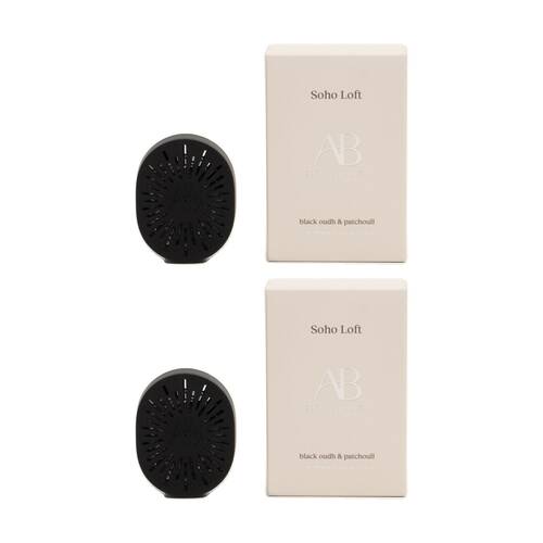 2PK Aromabotanical Soho Loft Scented Car Fragrance Diffuser Bold Scent