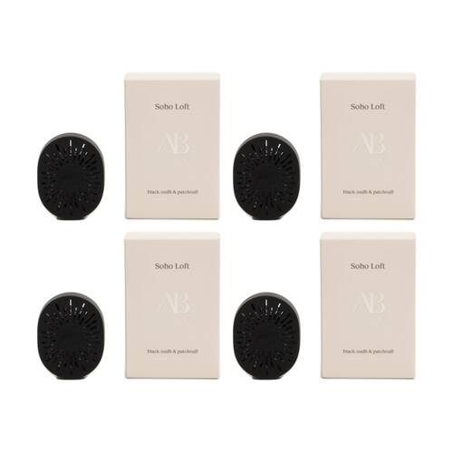 4PK Aromabotanical Soho Loft Scented Car Fragrance Diffuser Bold Scent