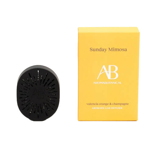 Aromabotanical Sunday Mimosa Scented Car Fragrance Diffuser Fruity Scent