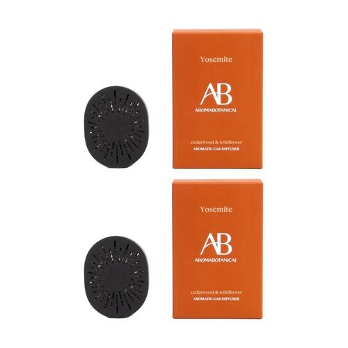 2PK Aromabotanical Yosemite Scented Car Fragrance Diffuser Citrus Scent