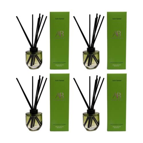 4PK Aromabotanical Koh Samui 200ml Scented Home Fragrance Diffuser Island Scent