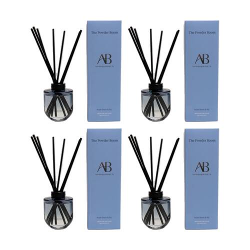 4PK Aromabotanical Powder Room 200ml Scented Home Fragrance Diffuser Fresh Scent