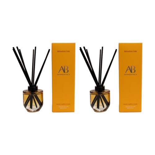 2PK Aromabotanical Reunion Isle 200ml Scented Home Fragrance Diffuser Luxury Scent