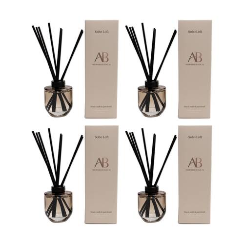 4PK Aromabotanical Soho Loft 200ml Scented Home Fragrance Diffuser Bold Scent
