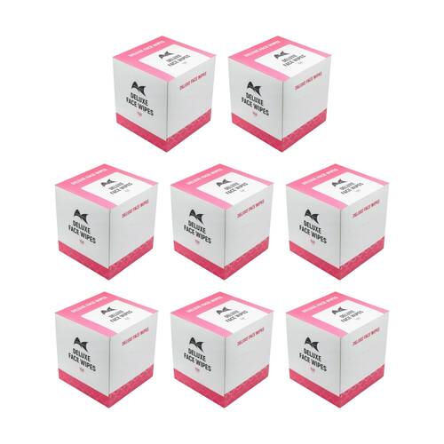 8x 100pc Artists Choice Deluxe Face Wipes Make Up Remover Gentle On Skin