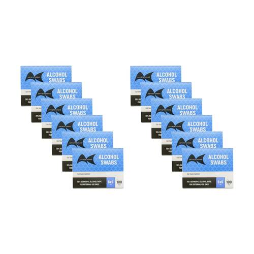 12x 100pc Artists Choice Alcohol Wipes Antibacterial Sanitizing Cleaning Pads