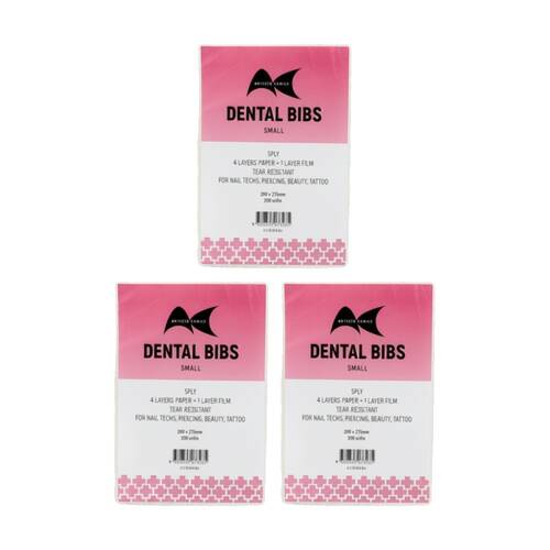 3PK Artists Choice Disposable Biodegradable Waterproof Absorbent Small Dental
