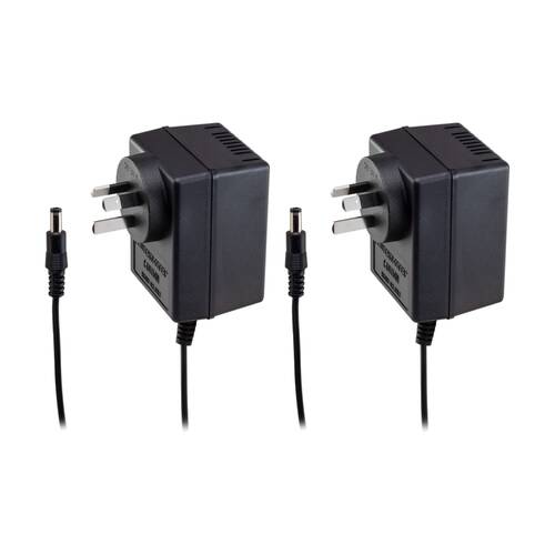 2PK Powermaster 24V AC 1Amp Power Supply 2.1mm Plug 24Vac Adapter