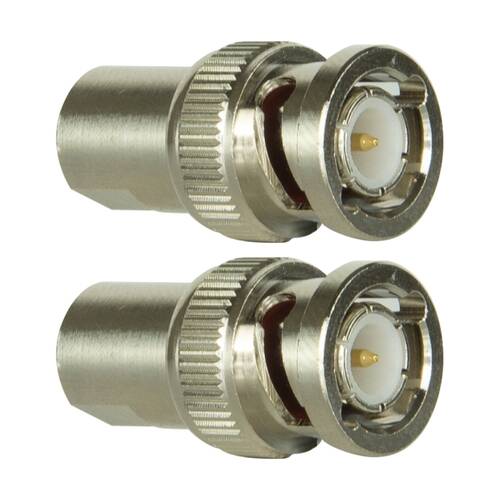 2PK Gme FME To BNC Standard Male Antenna Cable Connector Adaptor