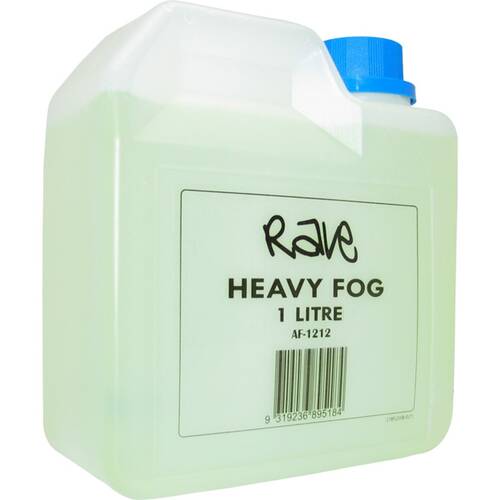 Rave Fog Machine Liquid 1 Litre Fluid Heavy Atmospheric Effects Fluids RAVE
