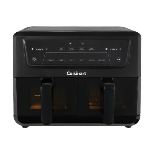 Cuisinart AirView 10.4L Dual Basket Electric Air Fryer - Black
