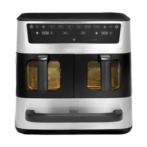 Cuisinart Tri Zone Air Fryer Oven Stainless Steel 136L Black/Silver