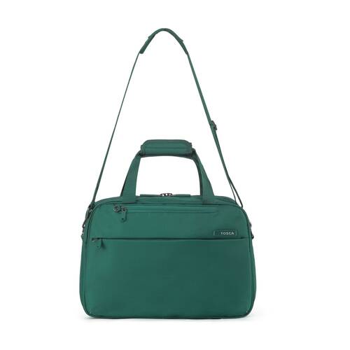 Tosca So Lite Onboard Tote Bag Fabric W/ Shoulder Strap & Handles Emerald Green