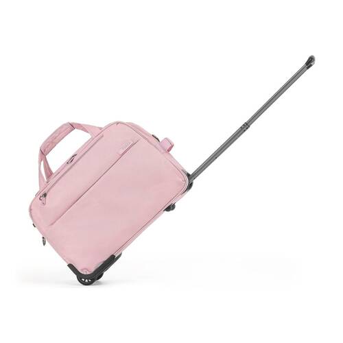 Tosca So Lite Onboard Wheel Bag Fabric Compact Travel With Wheels Blush
